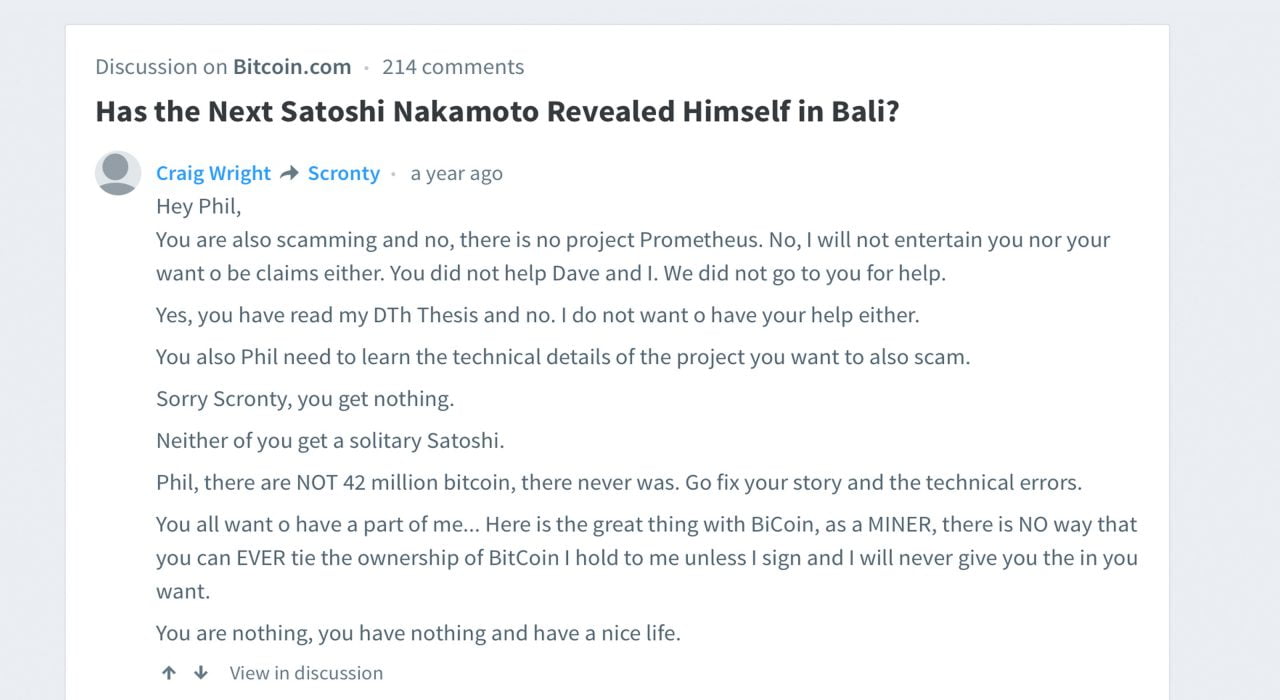 New Satoshi Challenger Tells All — But Is He Legit?