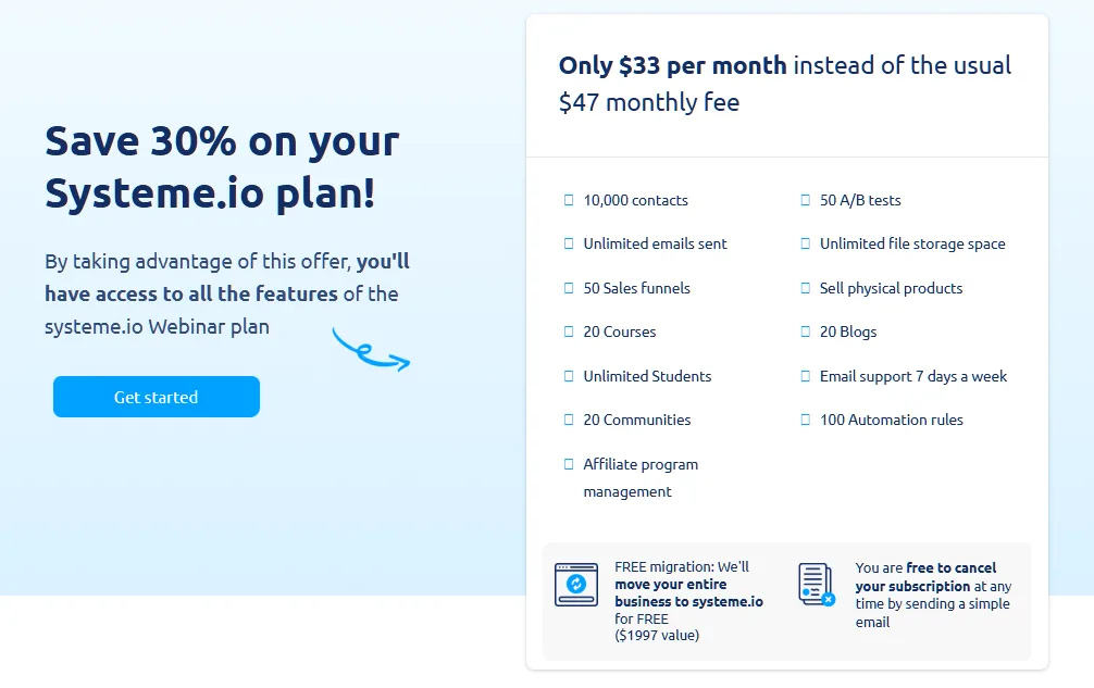 Systeme.io Your Business Headquarters