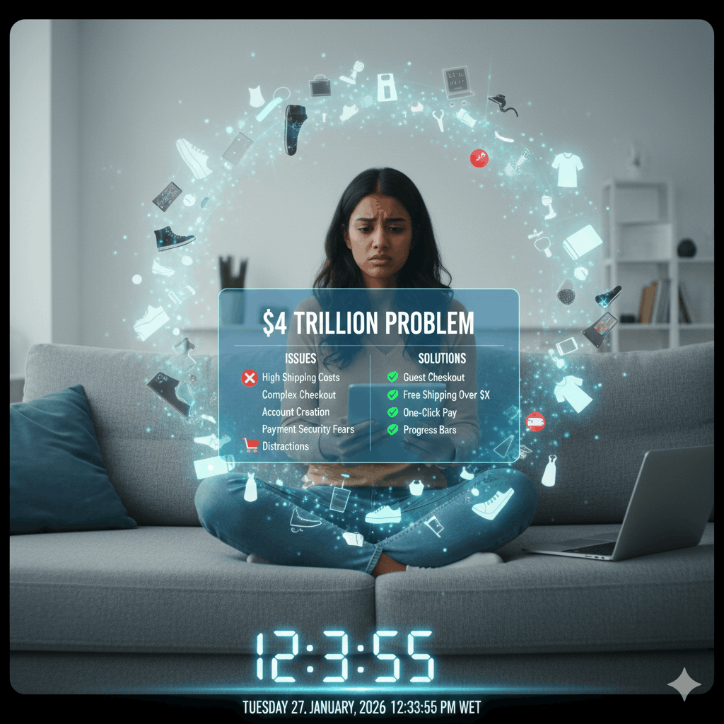 The $4 Trillion Problem: Why You Abandon Shopping Carts (And How to Fix It)